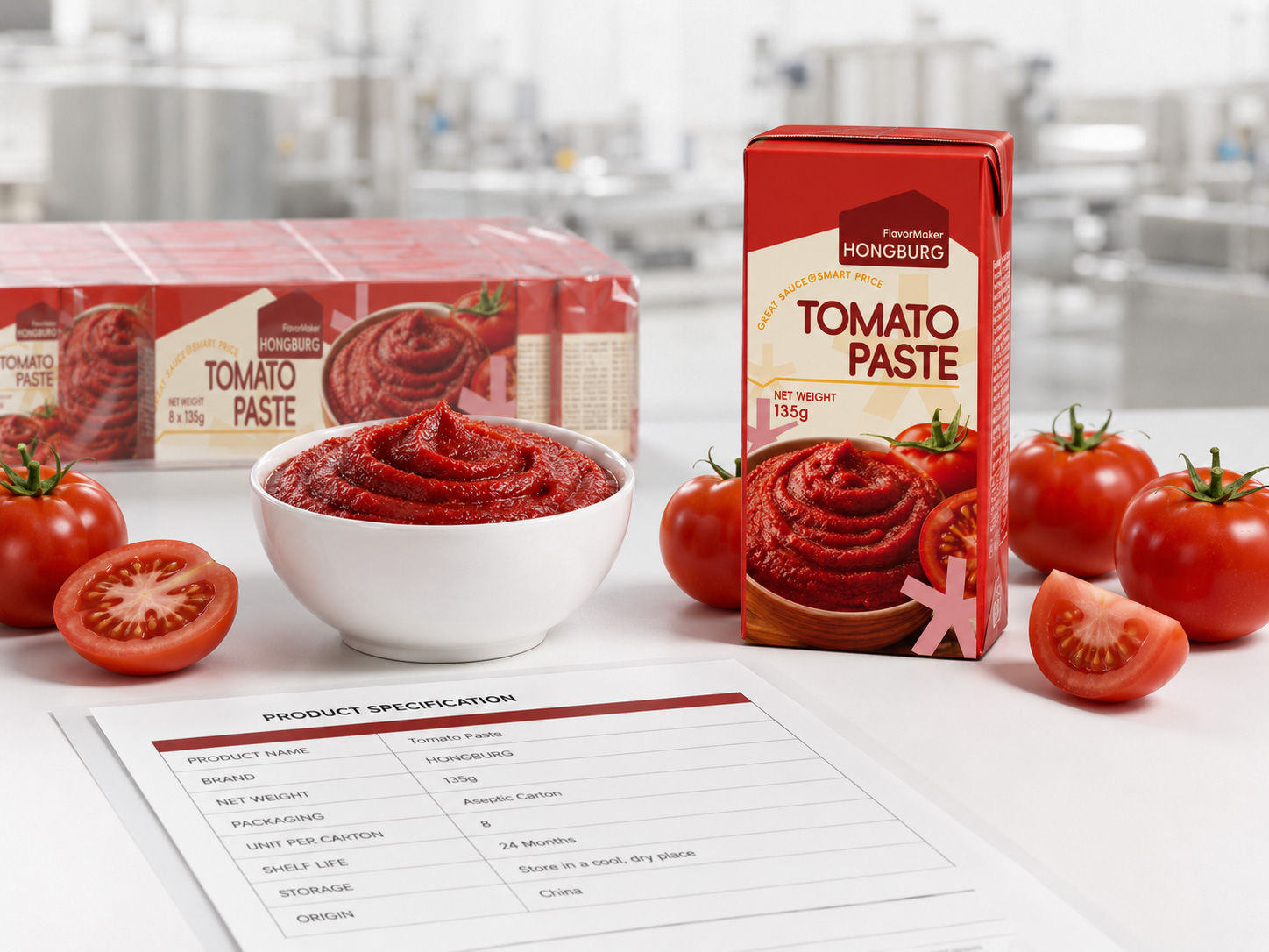 Aseptisches Karton-Tomatenmark: Produktleitfaden für globale Käufer