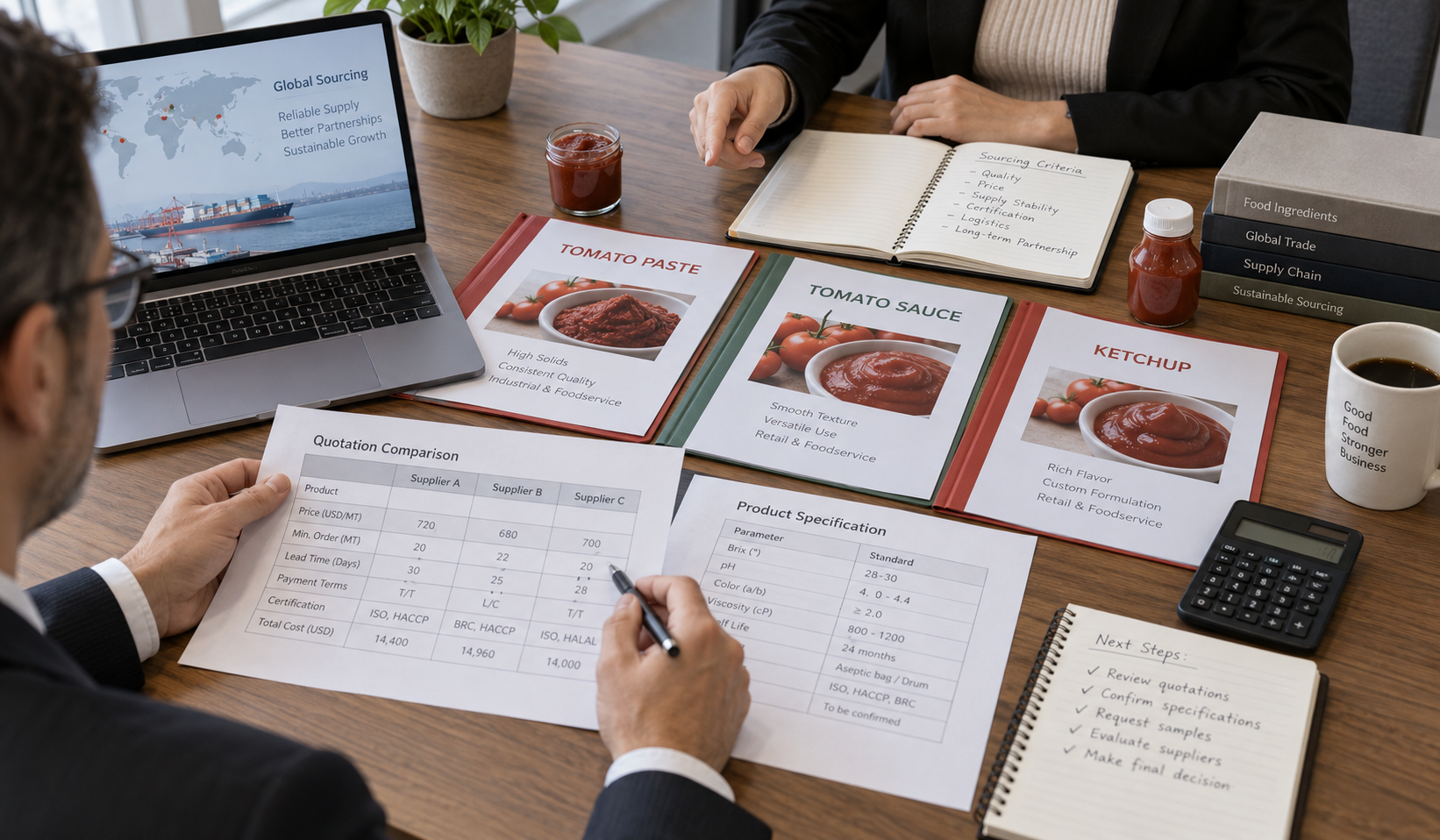 Wie sollten Importeure Tomatenmark, Tomatensauce und Ketchup beschaffen?