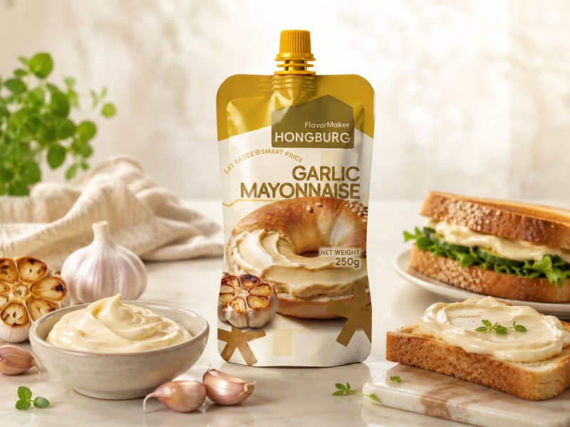 Klassische cremige Knoblauchmayonnaise