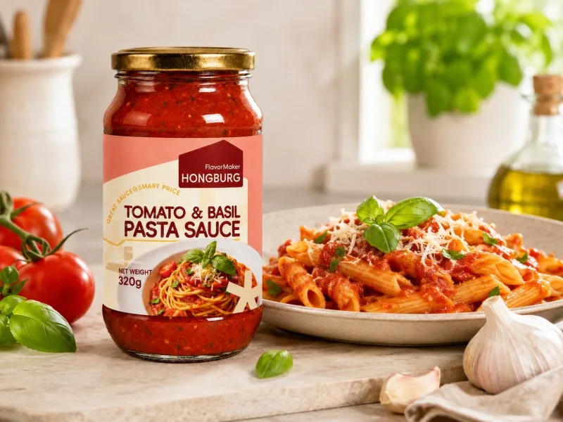 Klassische Tomaten-Marinara-Nudelsauce für Nudelgerichte