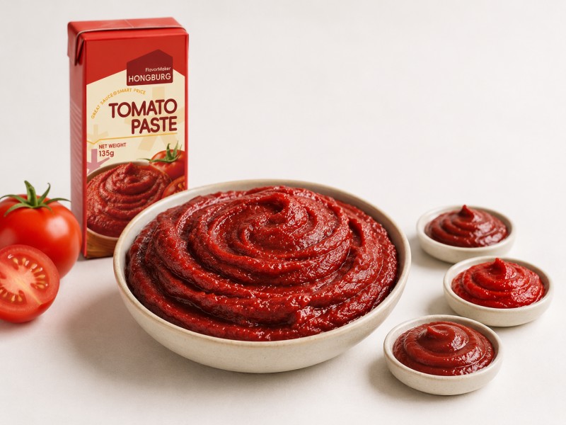 Konzentriertes Tomatenmark mit individuellem Brix
