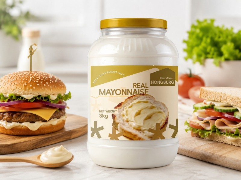 Cremig-weiche echte Mayonnaise für Sandwiches und Burger