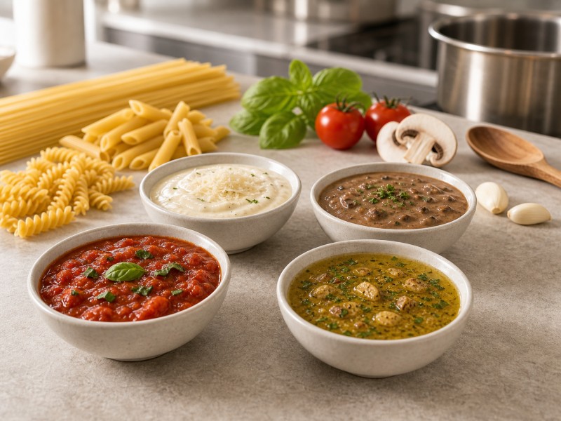 Geschmackvolle Spezial-Pastasaucen für vielseitiges Kochen
