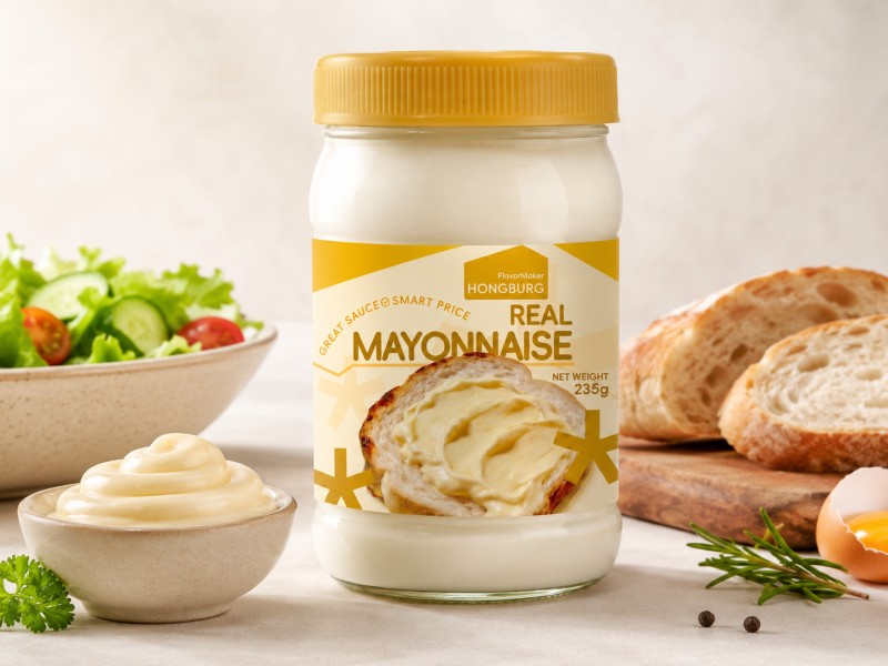 Echte Mayonnaise im Glas