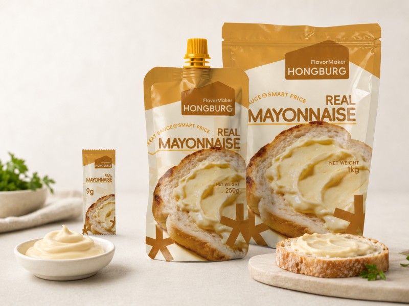 Echte Mayonnaise im Beutel