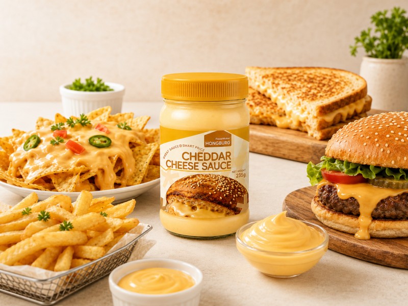 Glatte Cheddar-Käsesauce