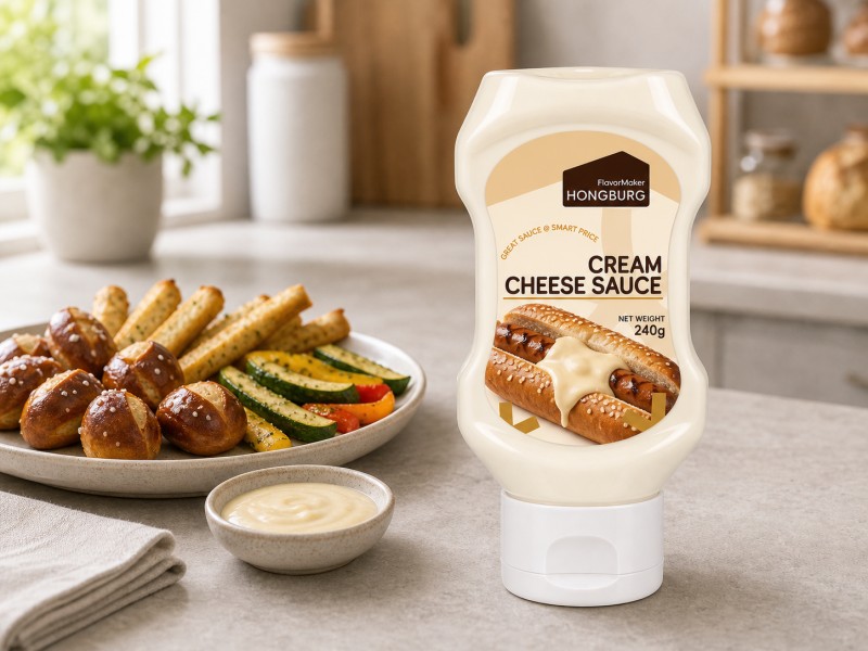 Dicke Frischkäsesauce zum Backen und Dippen