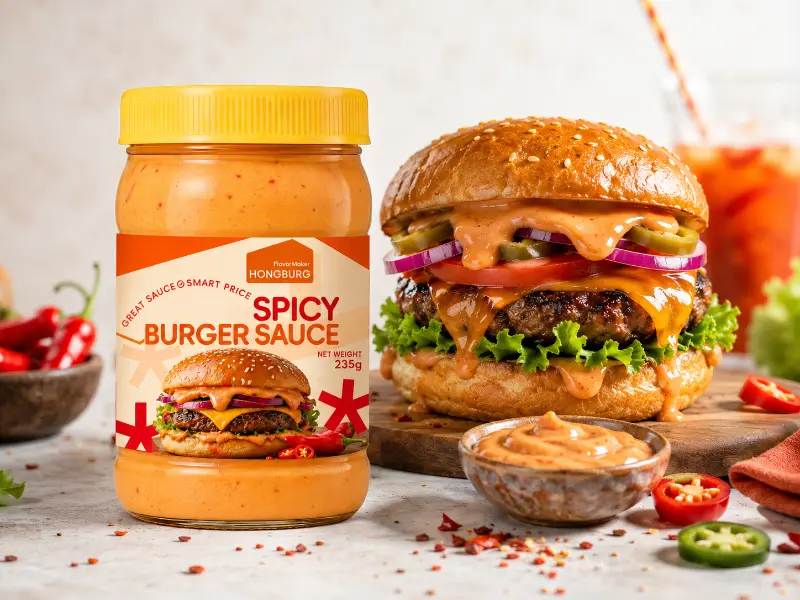 Dicke, würzige Burgersauce