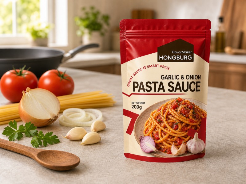 Dicke Knoblauch-Zwiebel-Pastasauce für die tägliche Küche