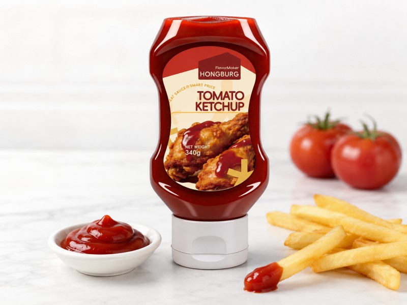 Dicker, süßer und würziger Tomatenketchup