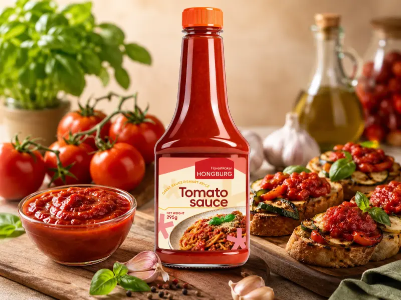 Dicke Tomatensauce mit natürlichem Geschmack