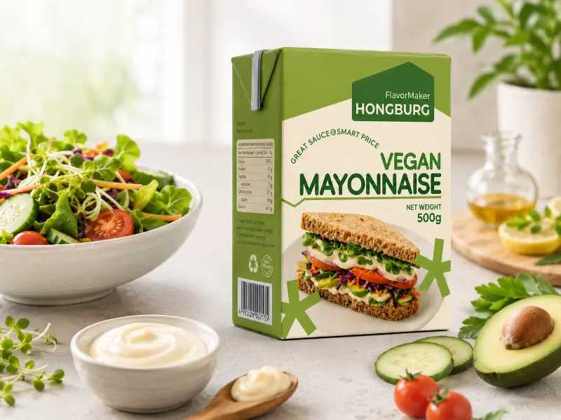 Vegane Mayonnaise im Tetra Pak